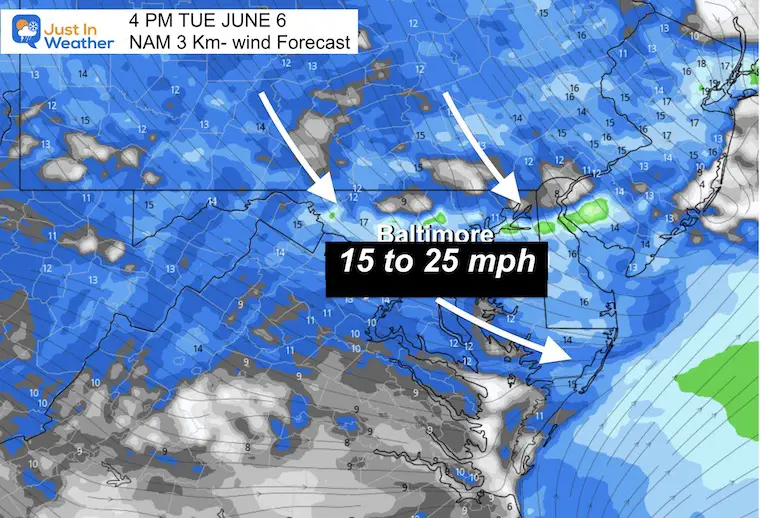 June 5 wind Tuesday afternoon