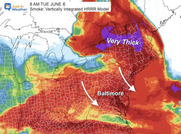 June 6 More Smoke Haze And Scattered Thundershowers Just In Weather