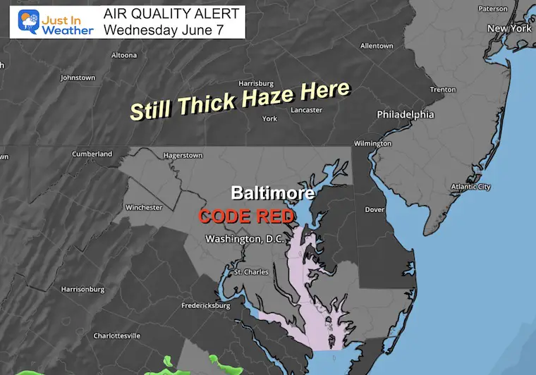 June 7 weather air quality alert