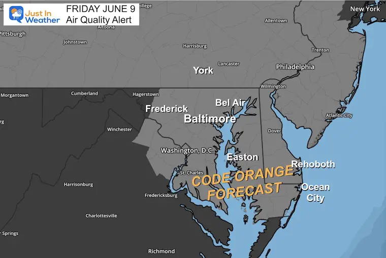 June 9 air quality alert