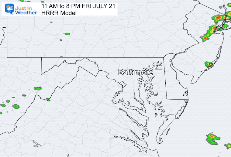 July 21 weather radar storm Friday