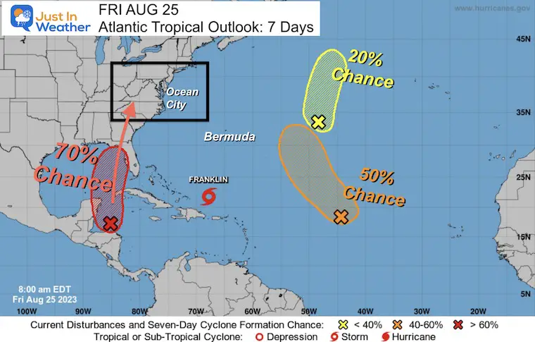 August 25 National Hurricane Center Outlook