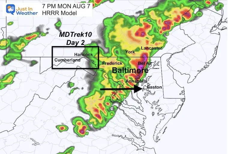 August 7 weather storm radar 7 PM