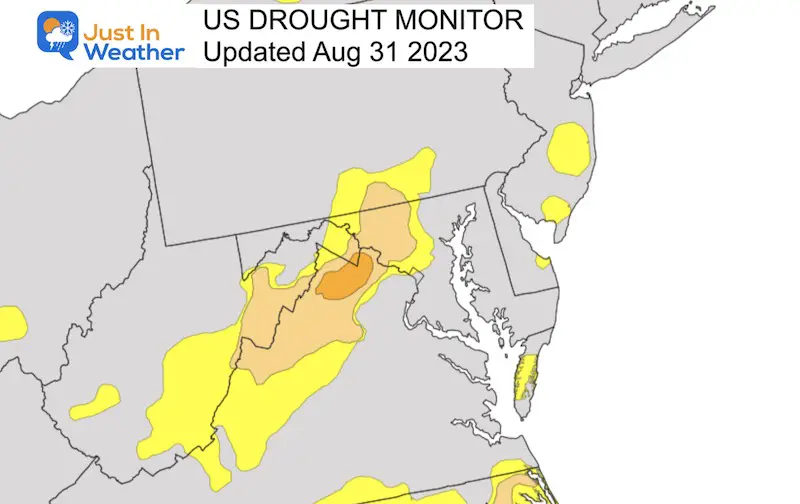 Drought Monitor Mid Atlantic September 2