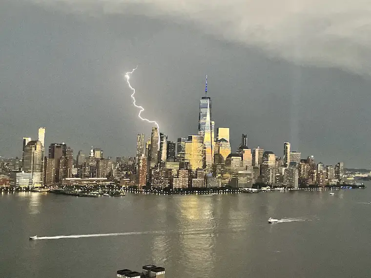 September 11 Lightning New York City