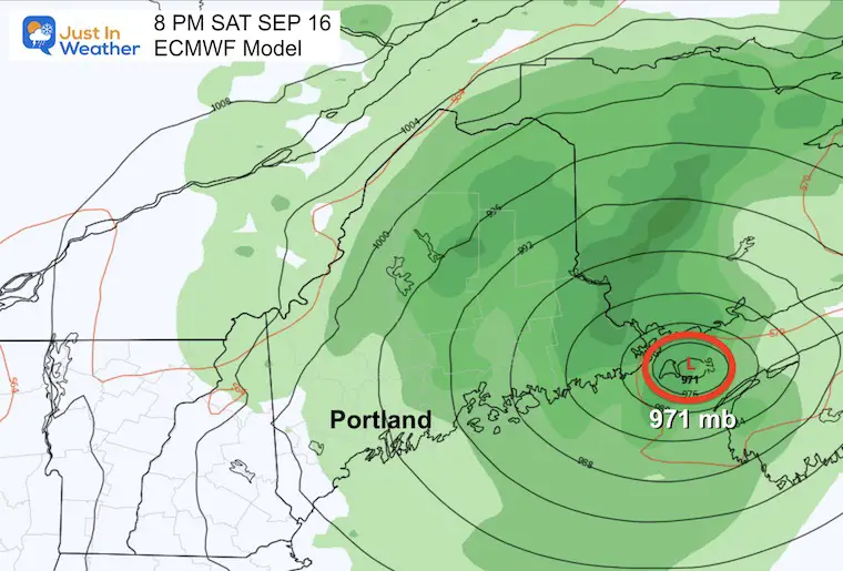 September 14 Hurricane Lee Landfall