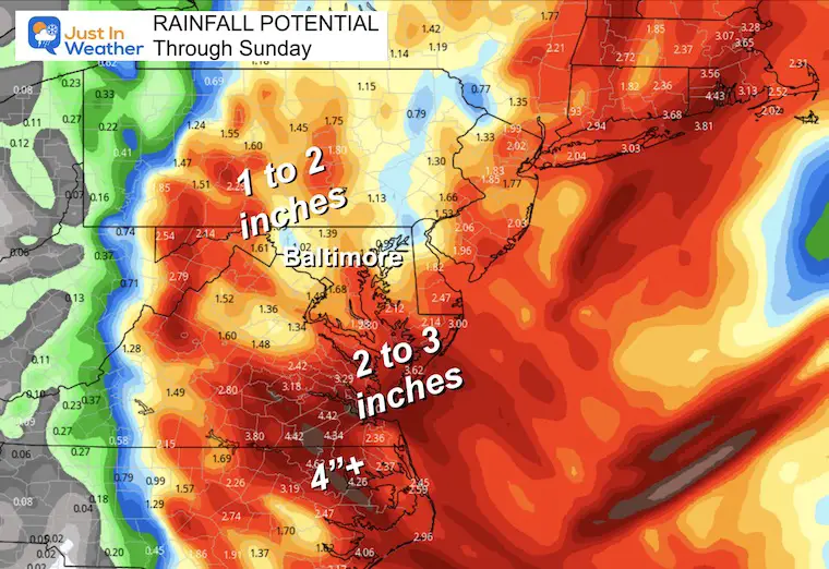 September 18 weather rainfall forecast