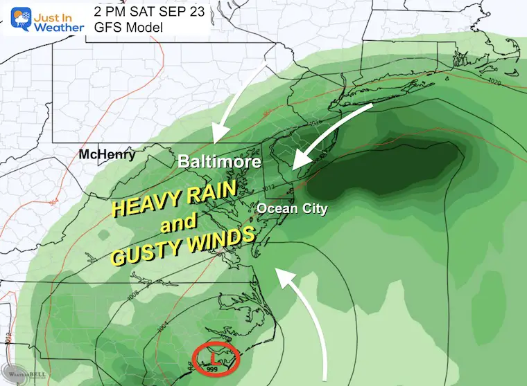 September 19 weather Saturday afternoon storm rain