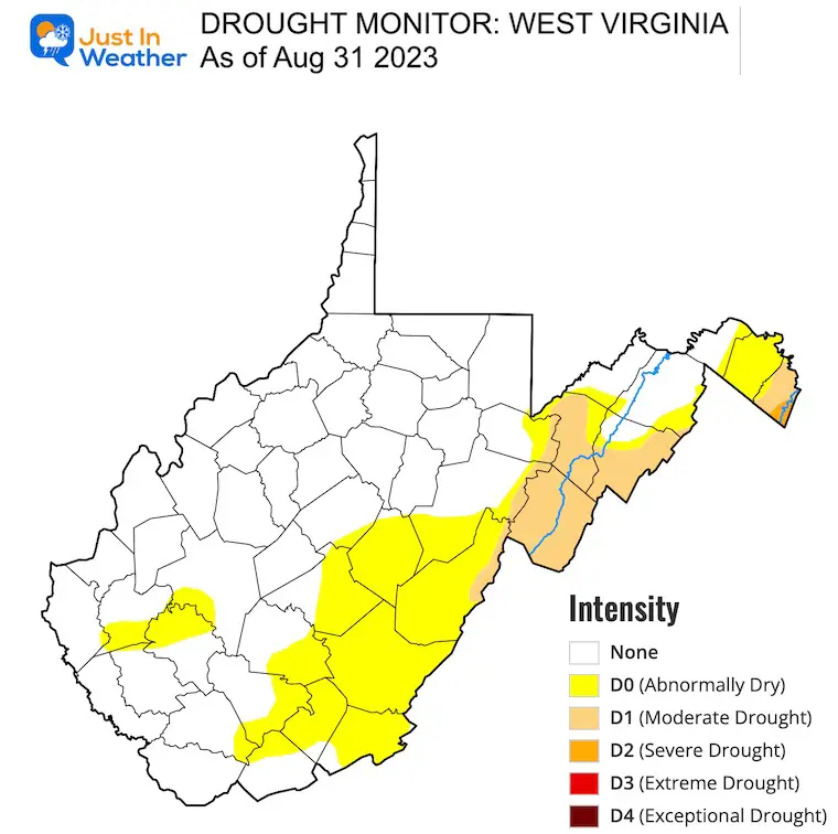 Drought Monitor West Virginia September 2