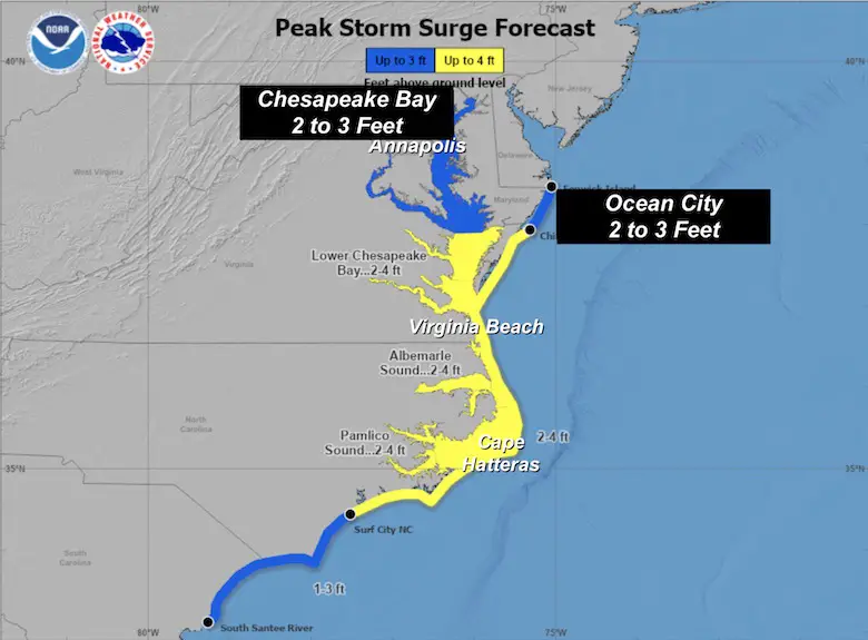 September 21 Storm Surge Forecast