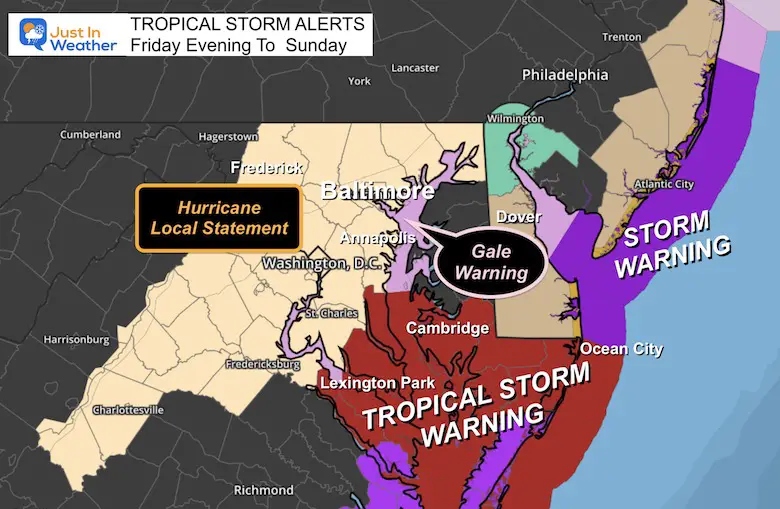 September 21 Tropical Storm Warning