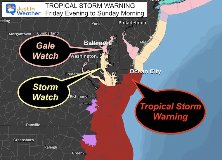 September 21 Tropical Storm Warning