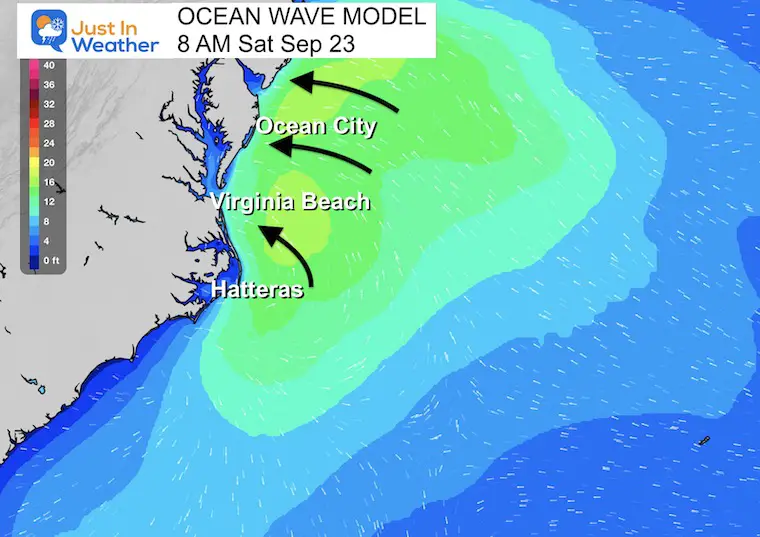 September 21 Coastal Waves Saturday Morning