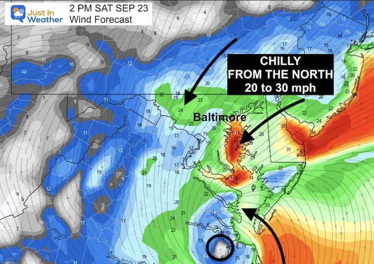 September 21 storm wind Saturday