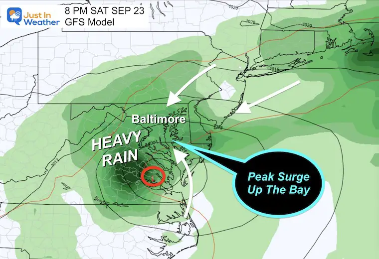 September 21 Tropical Storm Saturday Night