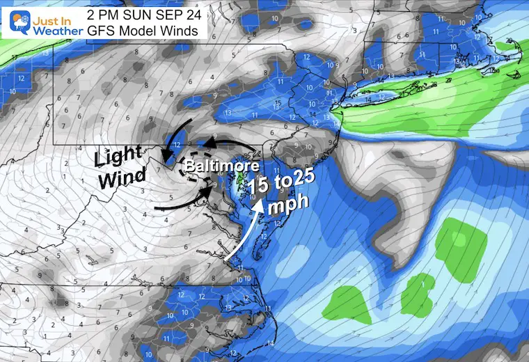 September 21 Tropical Storm Sunday afternoon winds