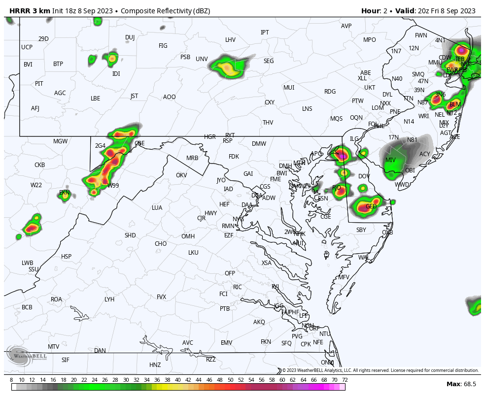 September 8 Weather Storm Radar Simulation
