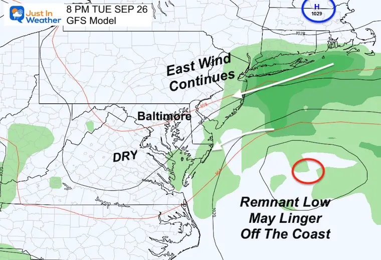 September 23 Ophelia Tuesday Night