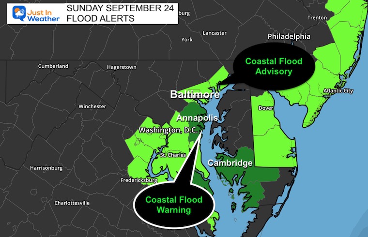 September 24 Coastal Flood Warning