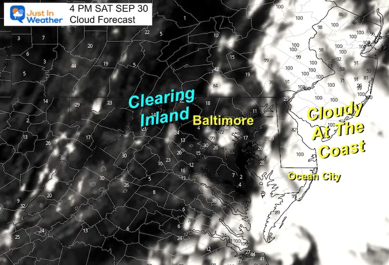 September 30 Weather Coastal Clouds From Old Ophelia As Second Summer