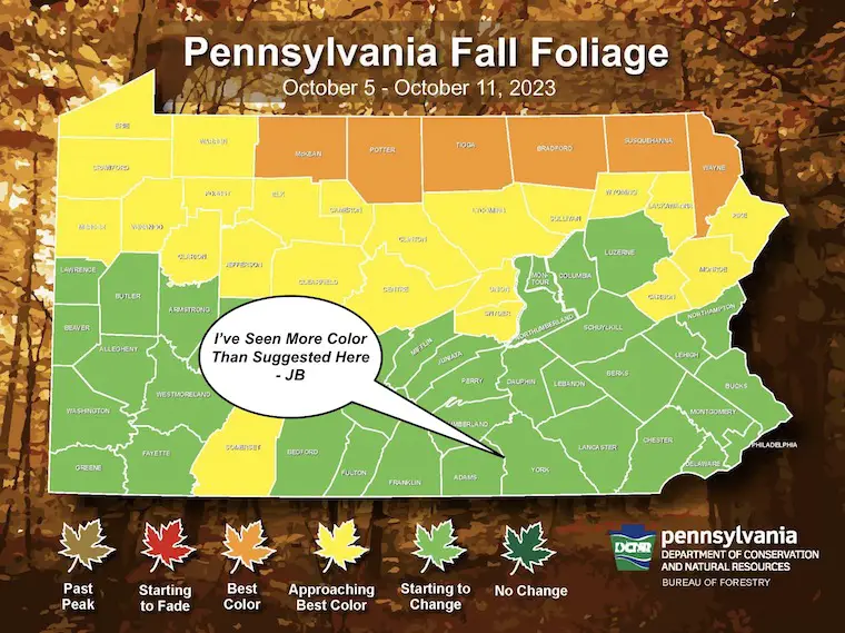 Fall Foliage Pennsylvania October