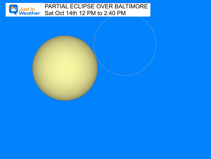 October 14 solar eclipse simulation