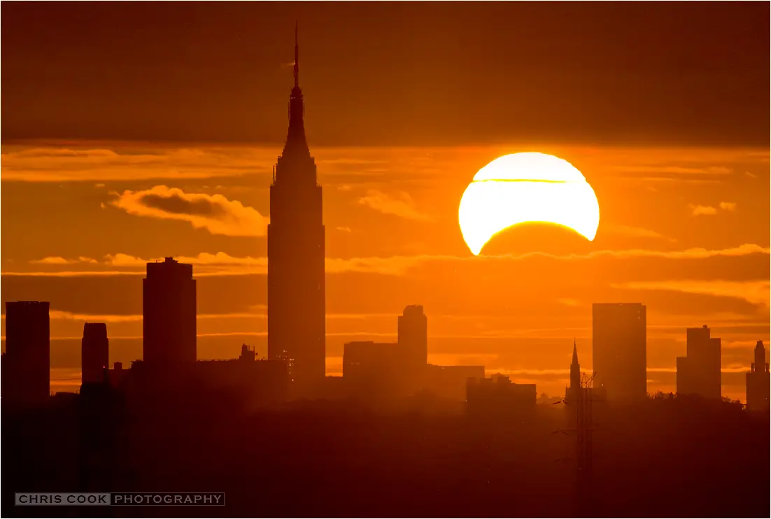 Partial Solar Eclipse New York City