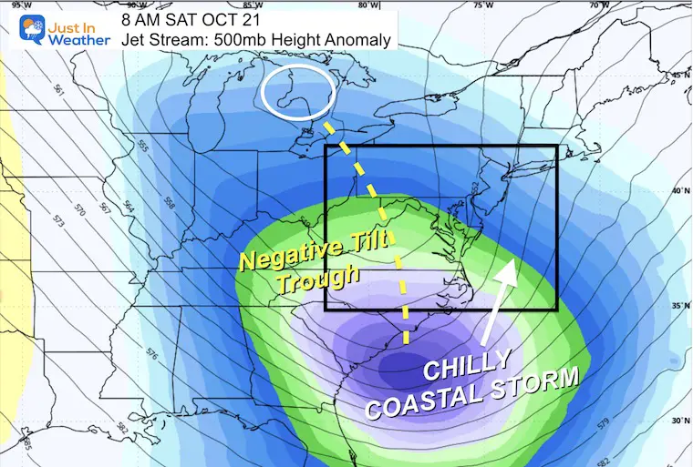 October 17 weather jet steam Saturday 