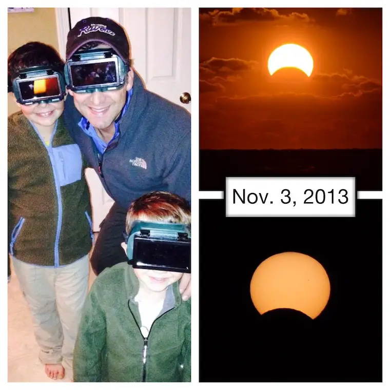 Partial Solar Eclipse November 3 2013