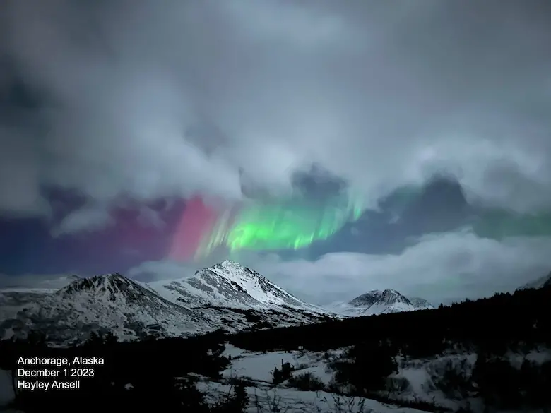 Northern Lights Aurora December 1 A