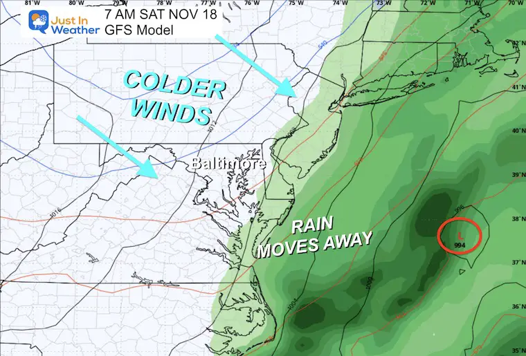 November 12 weather forecast rain Saturday morning