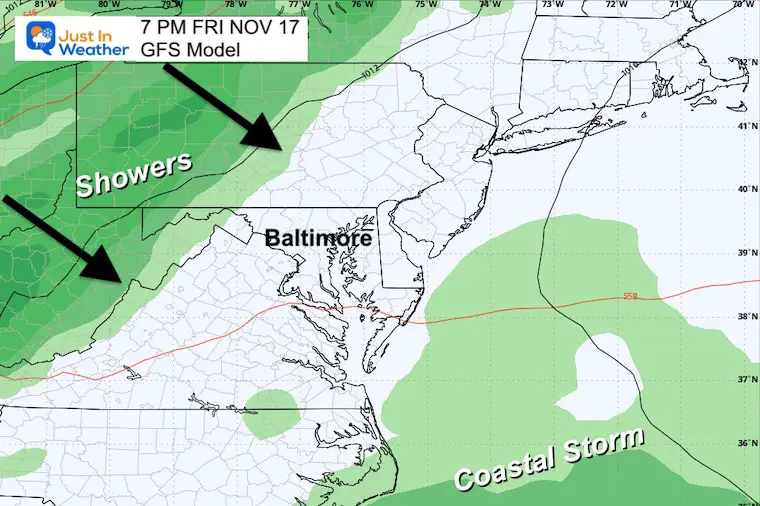 November 15 weather storm Friday Evening