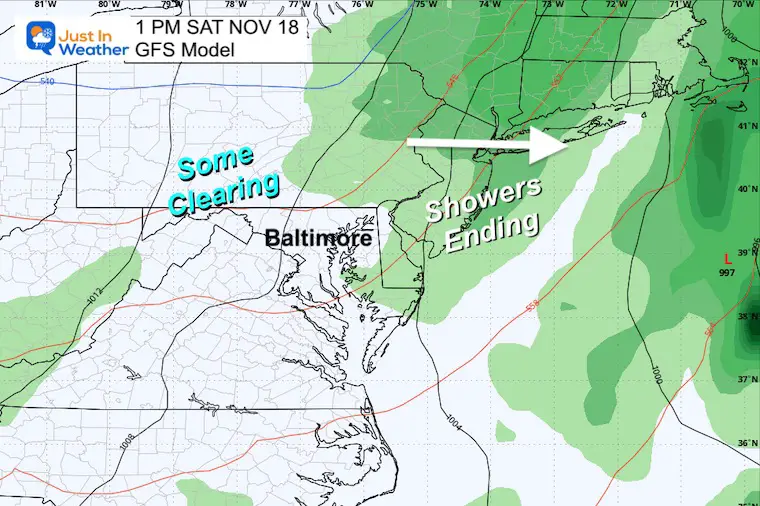 November 15 weather storm Saturday afternoon