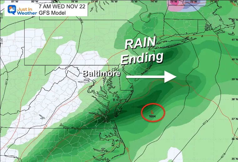 November 19 weather storm Wednesday Morning