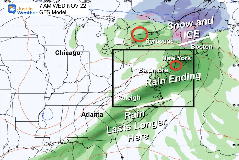 November 20 weather storm Wednesday morning