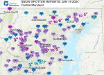 19 de enero Observadores de nieve del NWS Maryland y Virginia