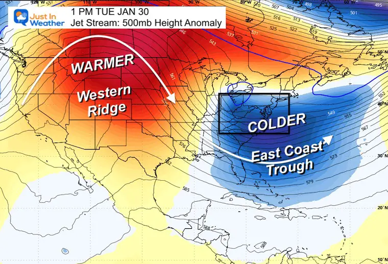 January 21 jet stream end of month