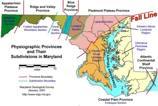 Maryland Topography