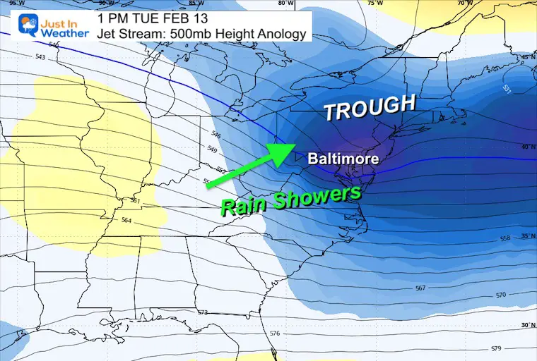 February 4 weather jet stream next Tuesday