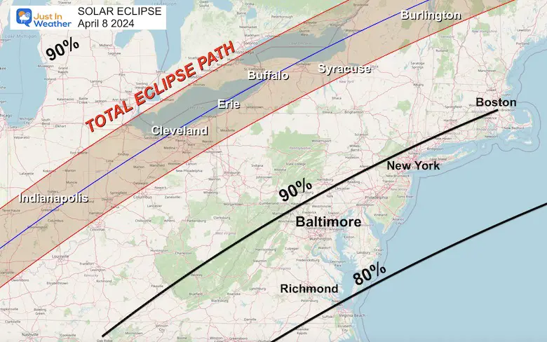 Solar Eclipse Great Lakes April 8 2024