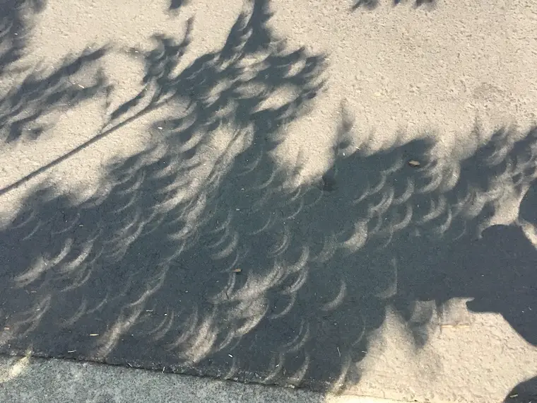 Total Solar Eclipse shadow