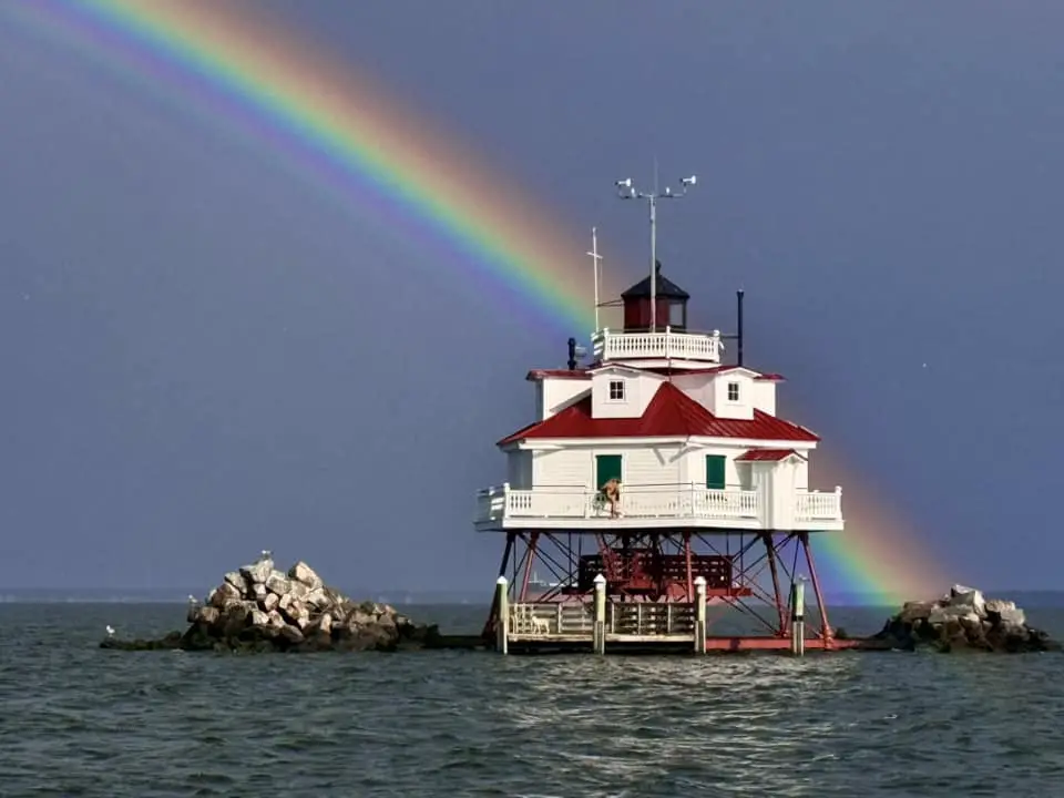 May 12 rainbow Chesapeake Bay Mothers Day