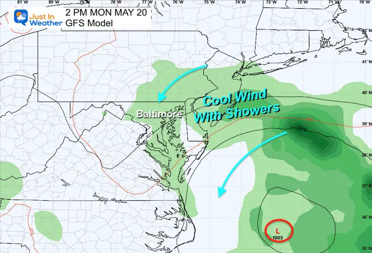 May 15 weather rain storm Monday