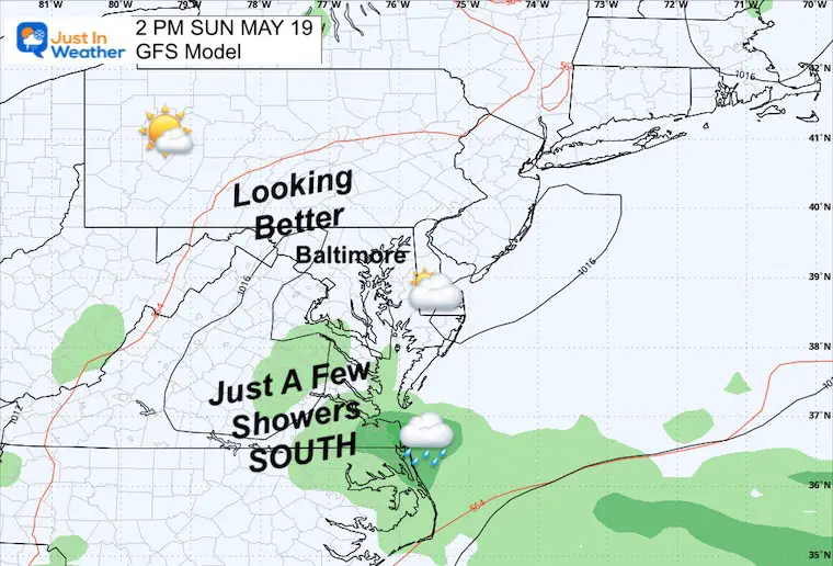 May 17 weather Sunday