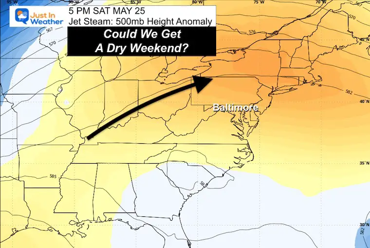 May 19 weather jet stream next weekend