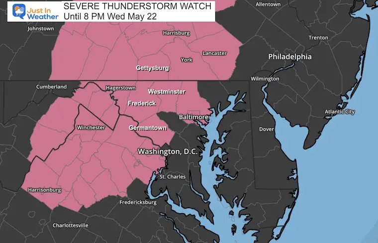 May 22 Severe Thunderstorm Watch