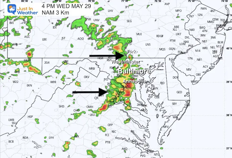 May 29 weather storm radar afternoon