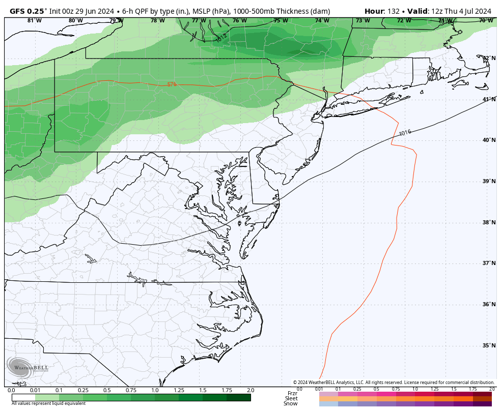 June 29 weather storm forecast July 4 Independence Day