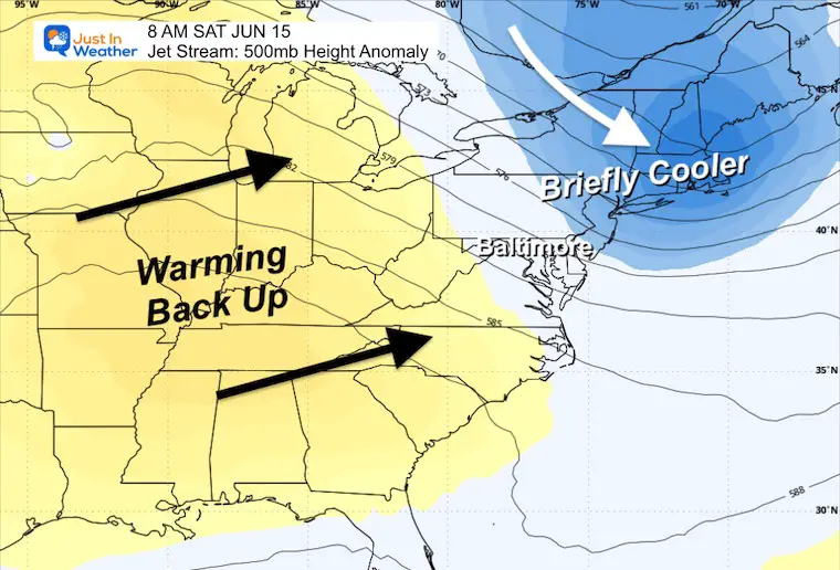 June 12 weather jet stream Saturday