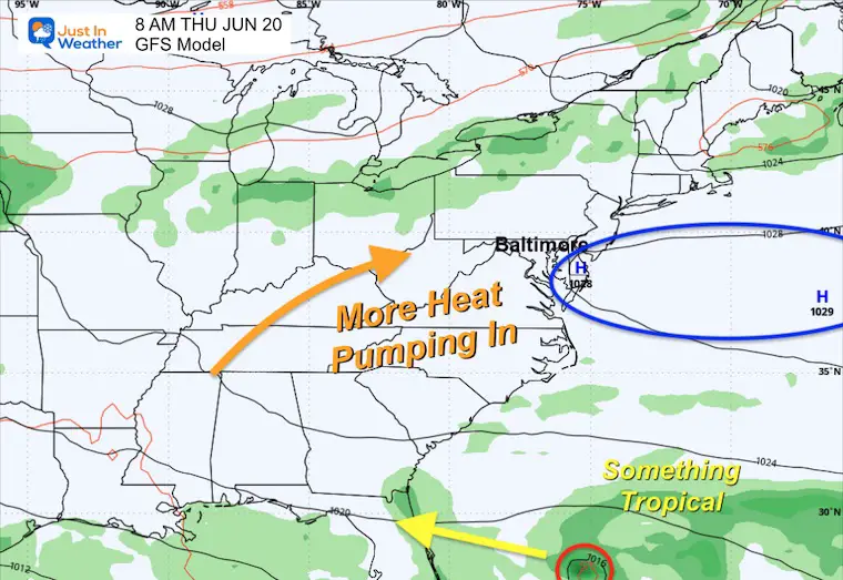 June 18 weather Thursday